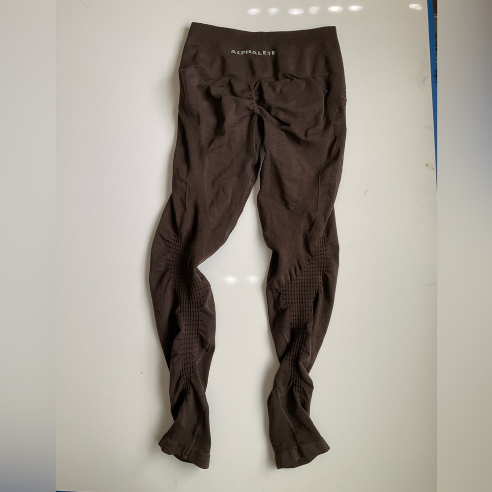 Alphalete Dark Brown Active Leggings